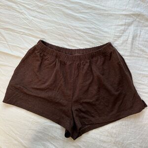 NWOT: Eberjey Brown Shorts in Size S